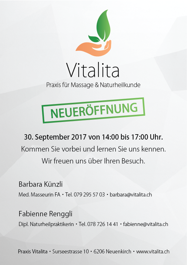 Neueroffnung Vitalita Ch